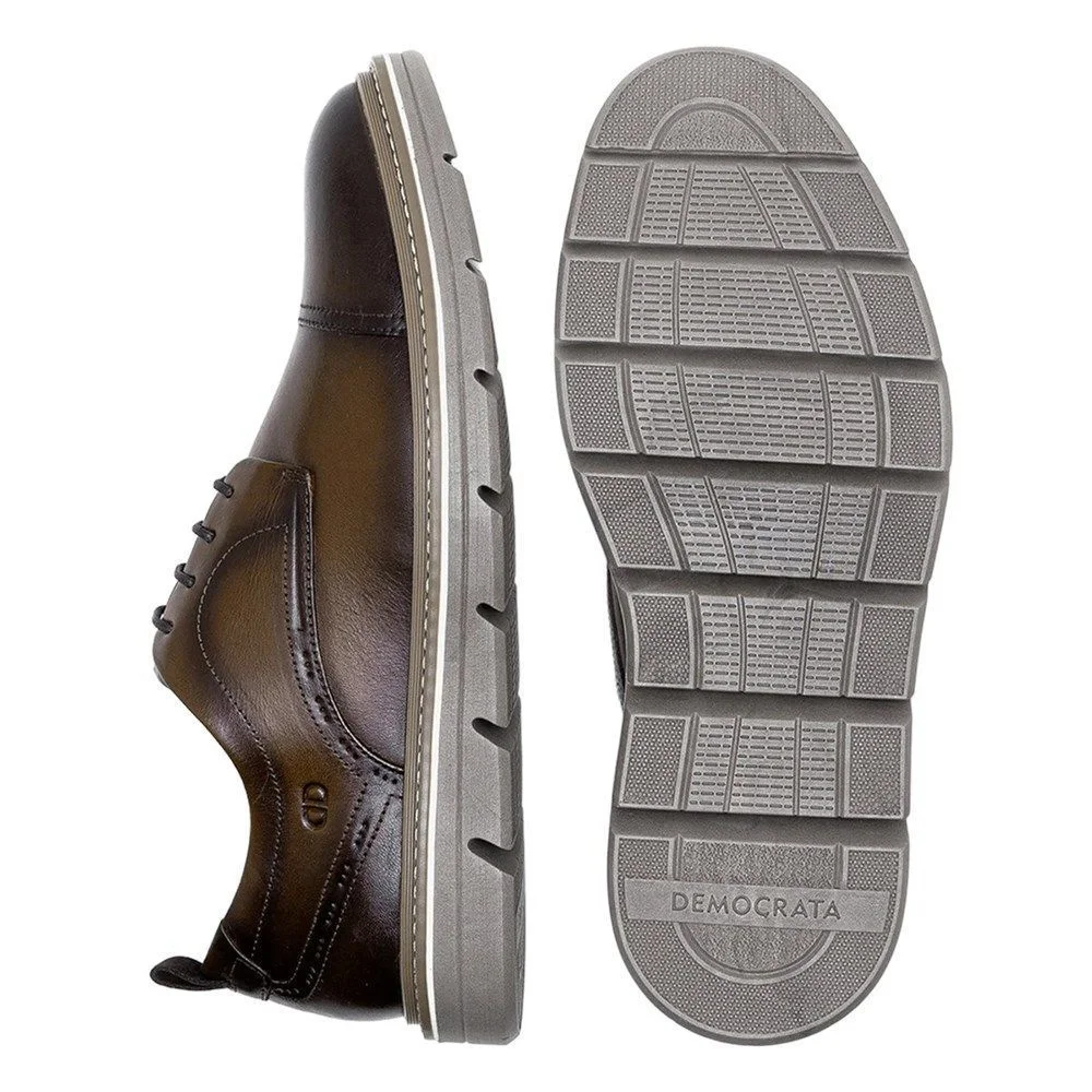 Sapato Democrata Metropolitan Jeff Masculino Marrom 3