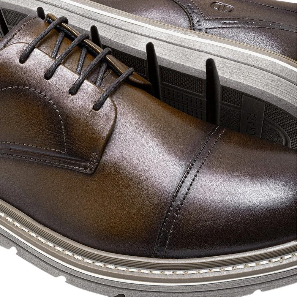 Sapato Democrata Metropolitan Jeff Masculino Marrom 4