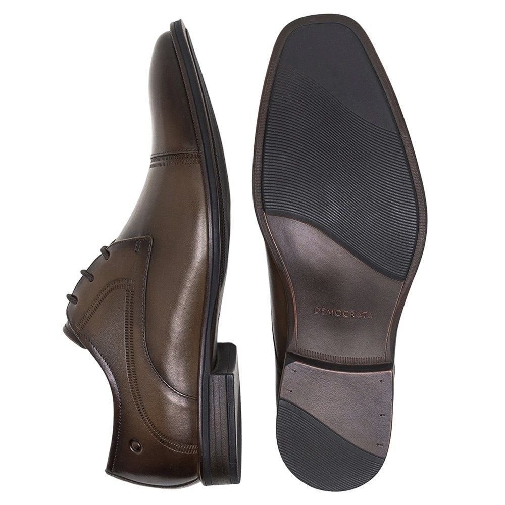 Sapato Democrata Metropolitan Clooney Masculino Marrom 3