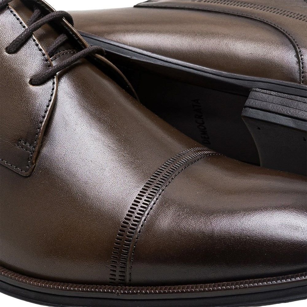 Sapato Democrata Metropolitan Clooney Masculino Marrom 4