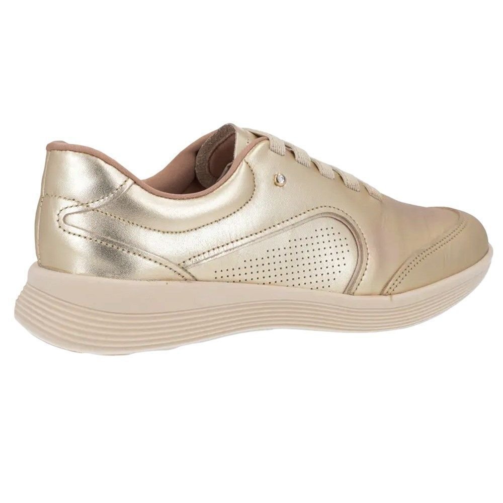 Tênis Usaflex Soft Slim Feminino Dourado 2