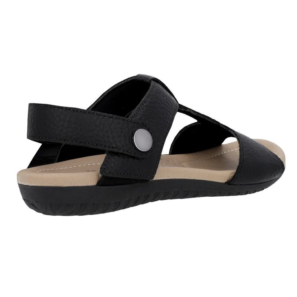 Sandália Usaflex Relax Baixa Feminina Preto 3