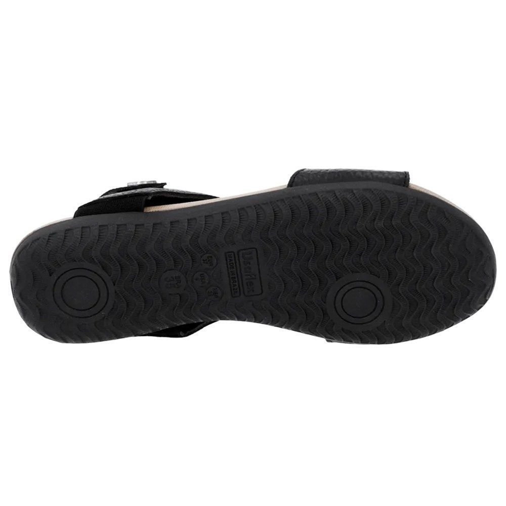 Sandália Usaflex Relax Baixa Feminina Preto 4
