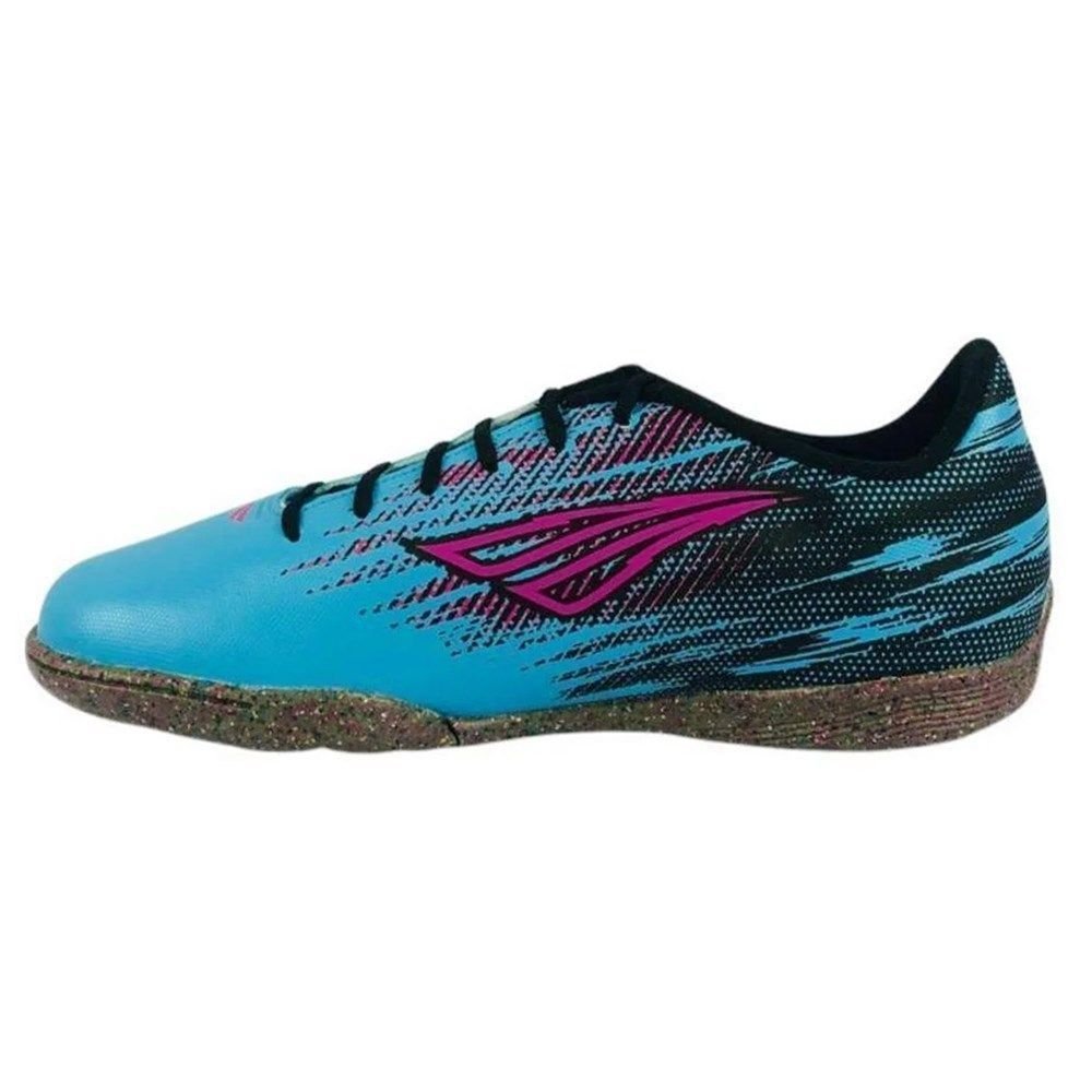 Chuteira Futsal Penalty Tornado Masculino Azul/Rosa 2