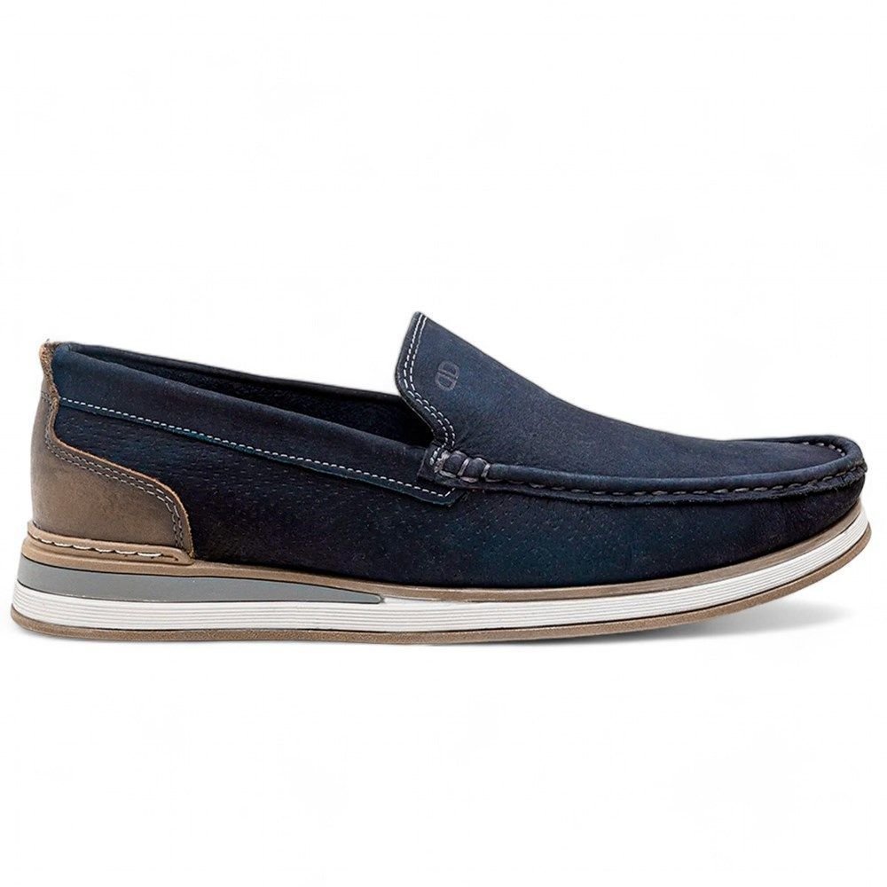 Mocassim Democrata Denim Flow Masculino Azul 1