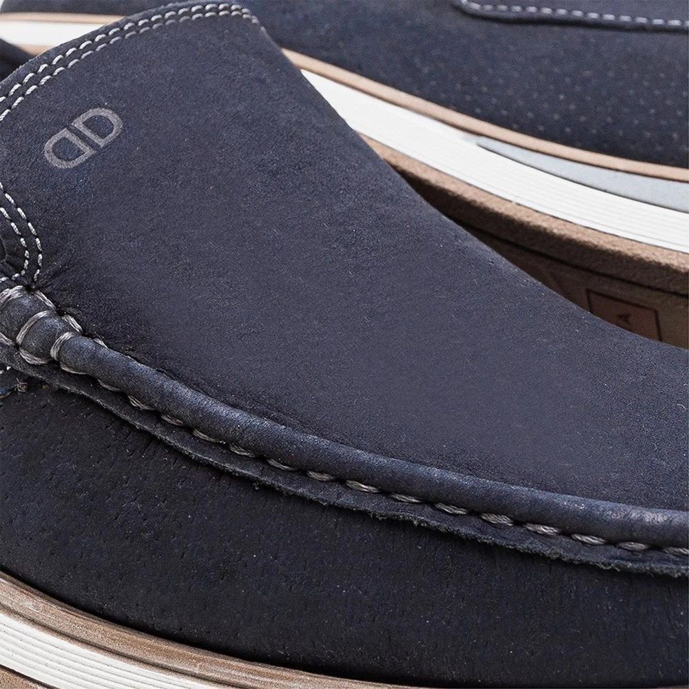Mocassim Democrata Denim Flow Masculino Azul 4