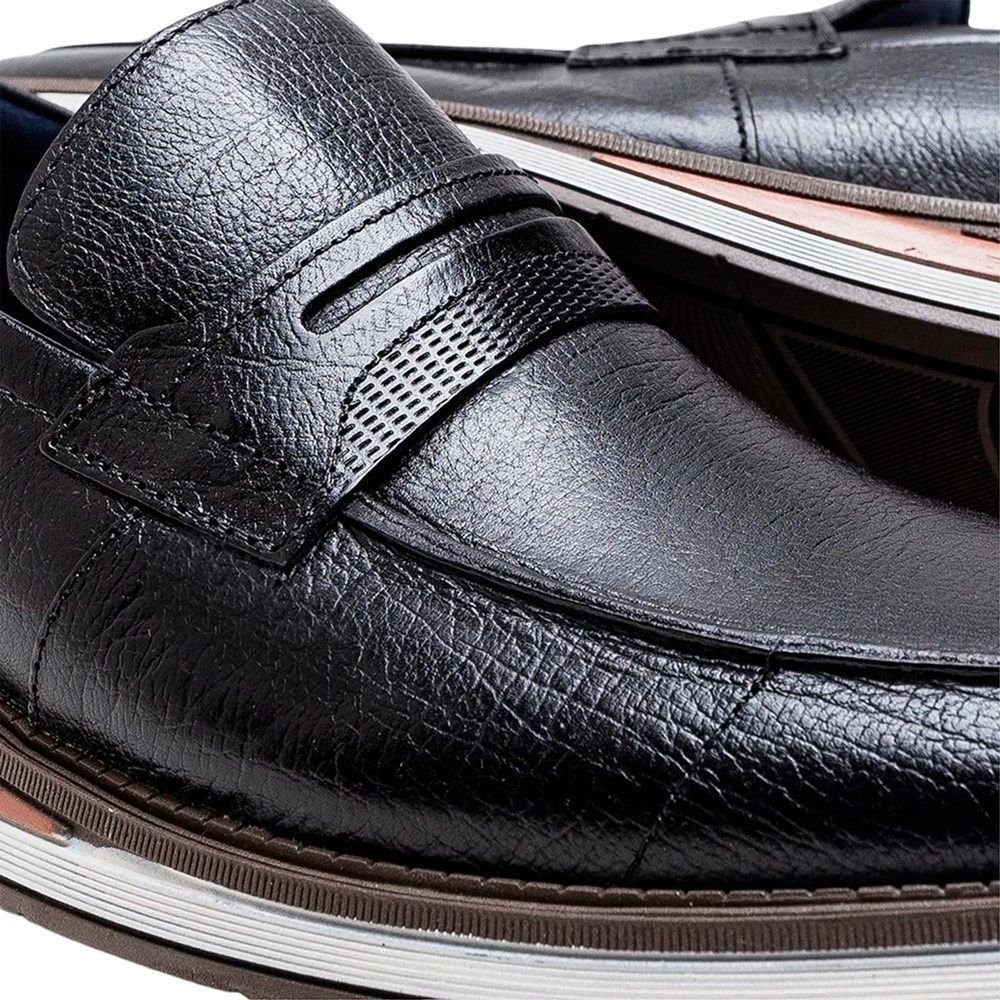 Sapato Democrata Metropolitan Type Masculino Preto 4