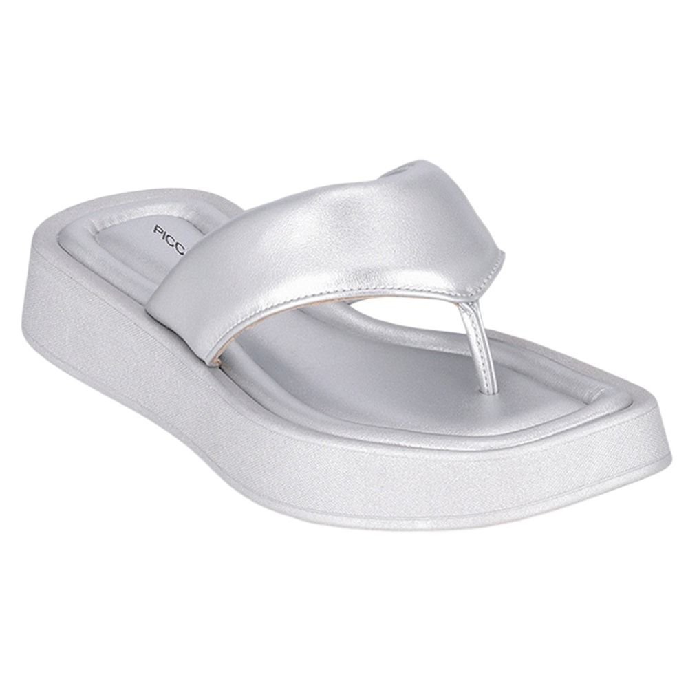 Chinelo Piccadilly Cristiani Feminino Prata 1