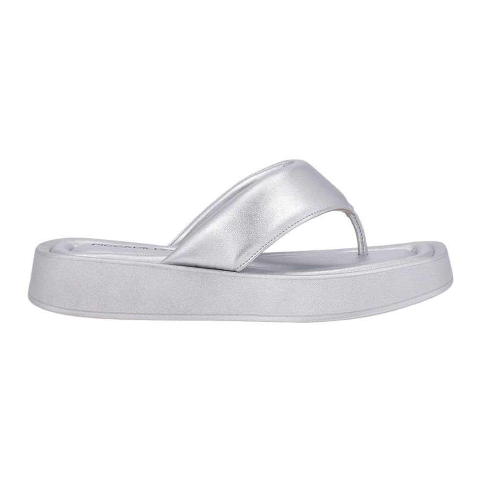 Chinelo Piccadilly Cristiani Feminino Prata 2