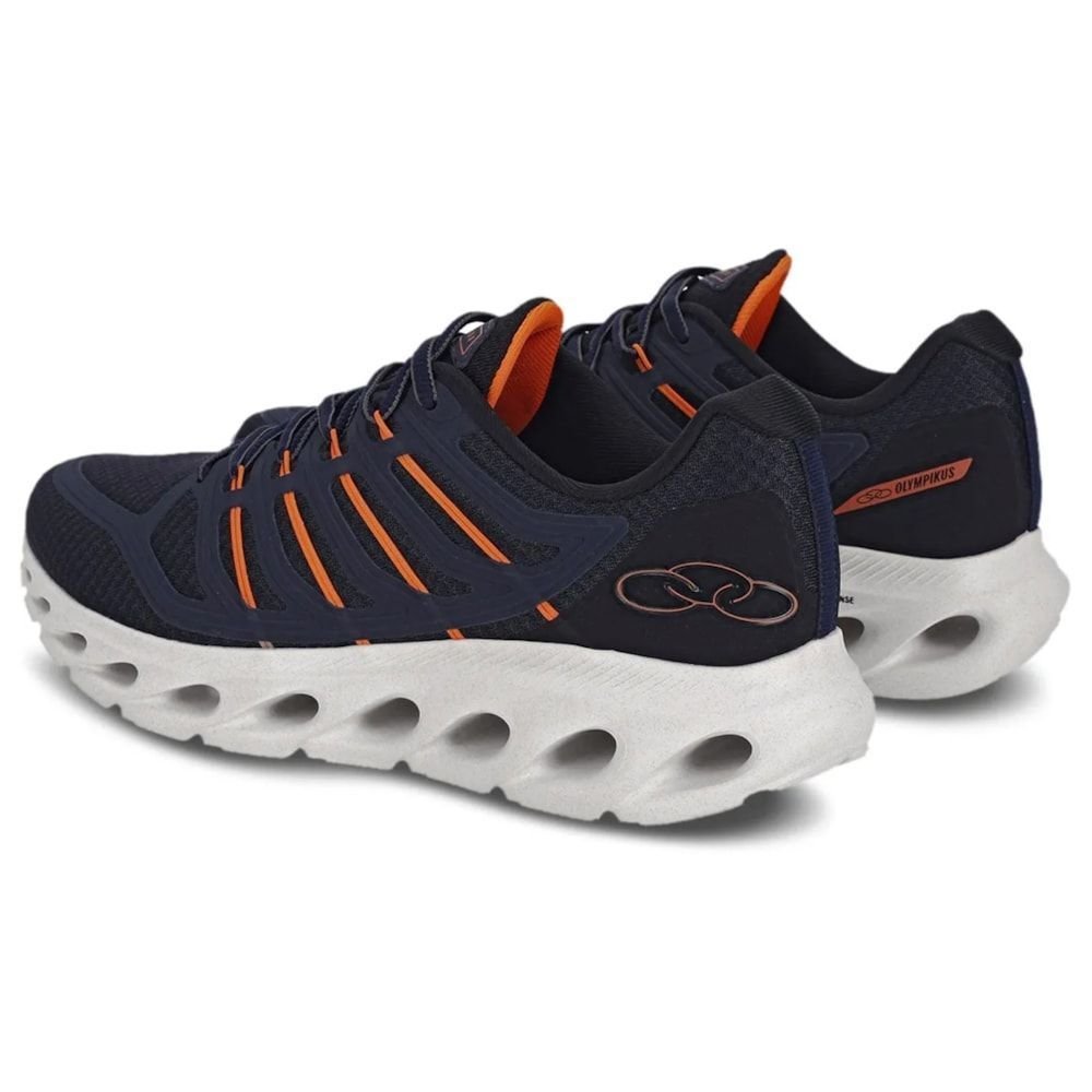 Tênis Olympikus Cyber 4 Masculino Azul/Laranja 2
