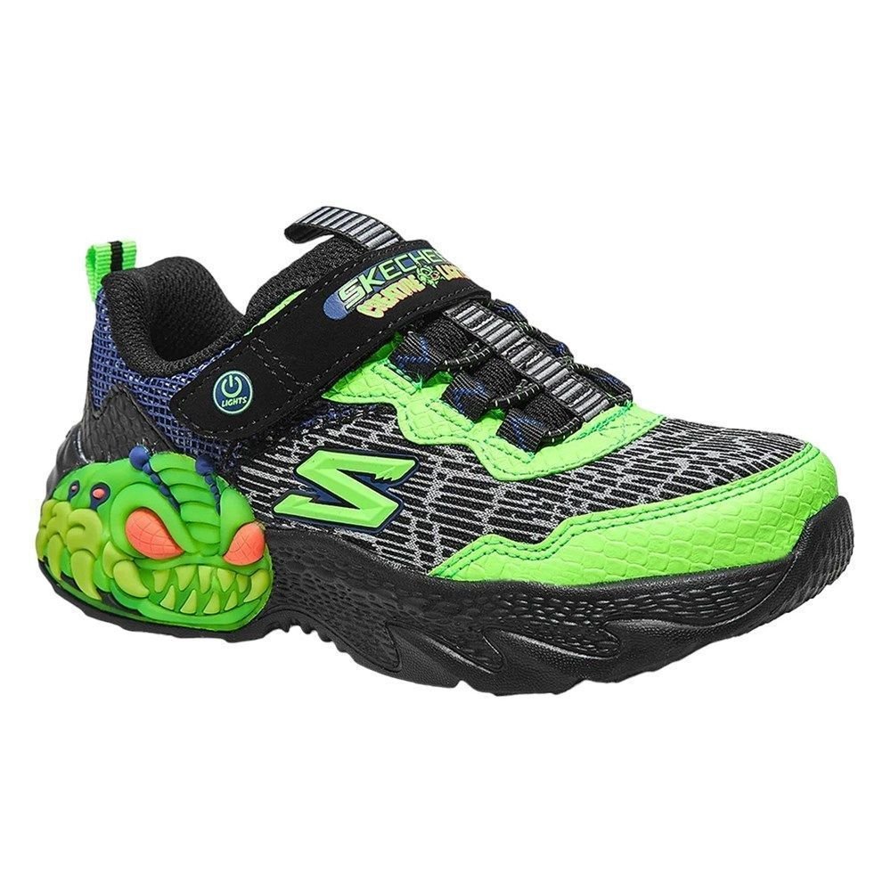Tênis Skechers S Lights Creature Lights Infantil Preto 1
