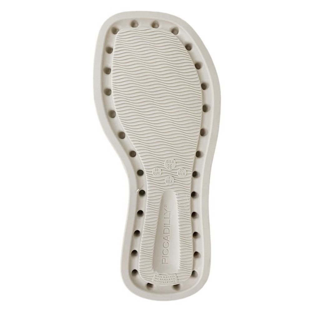 Chinelo Piccadilly Cristiani Feminino Branco 4