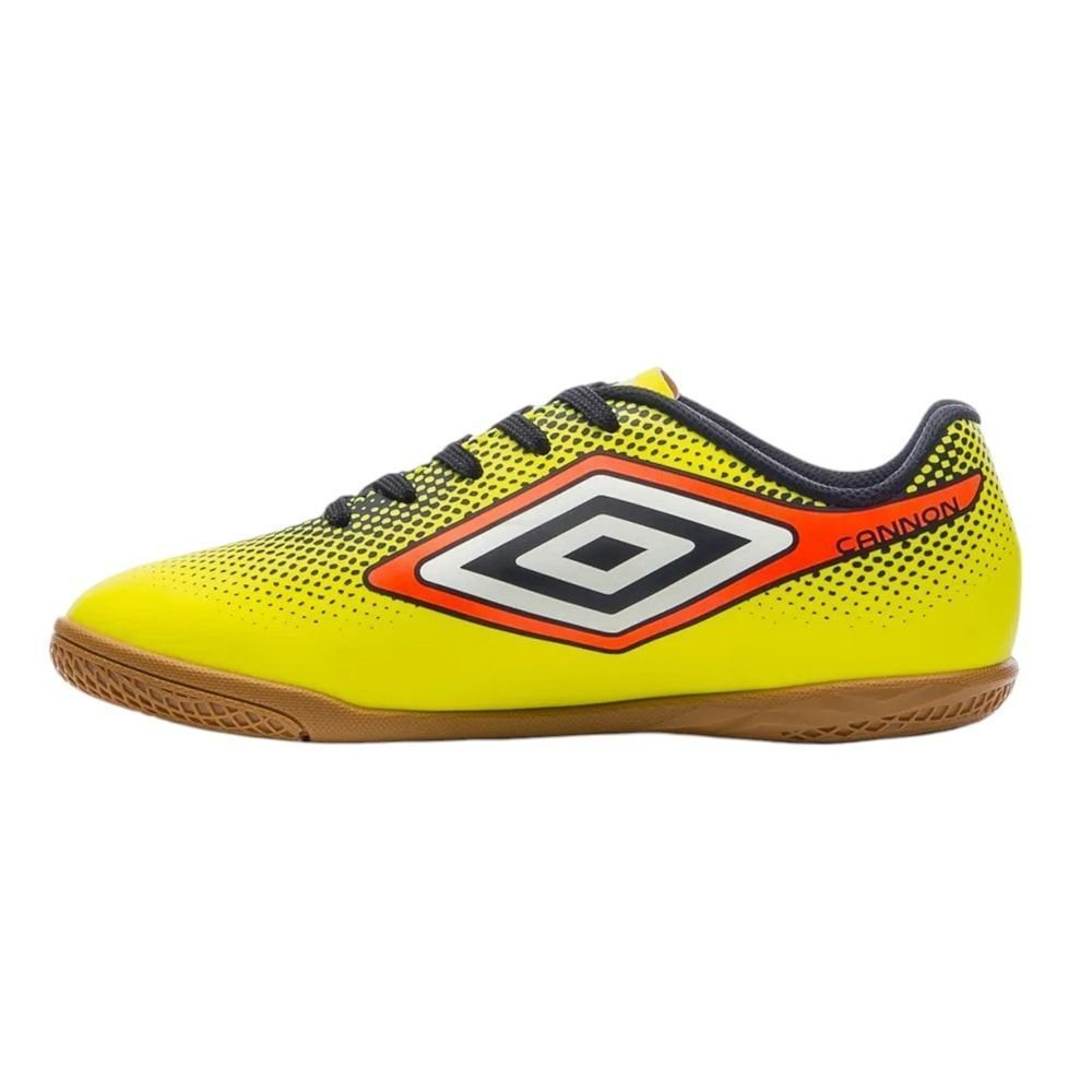 Chuteira Futsal Umbro Cannon Infantil Amarelo 2