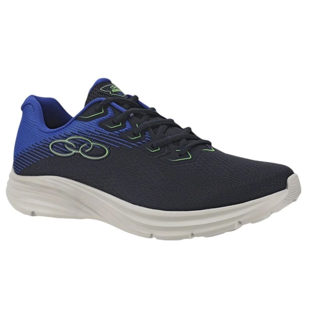 Tênis Olympikus Index 3 Unissex Preto/Azul 1