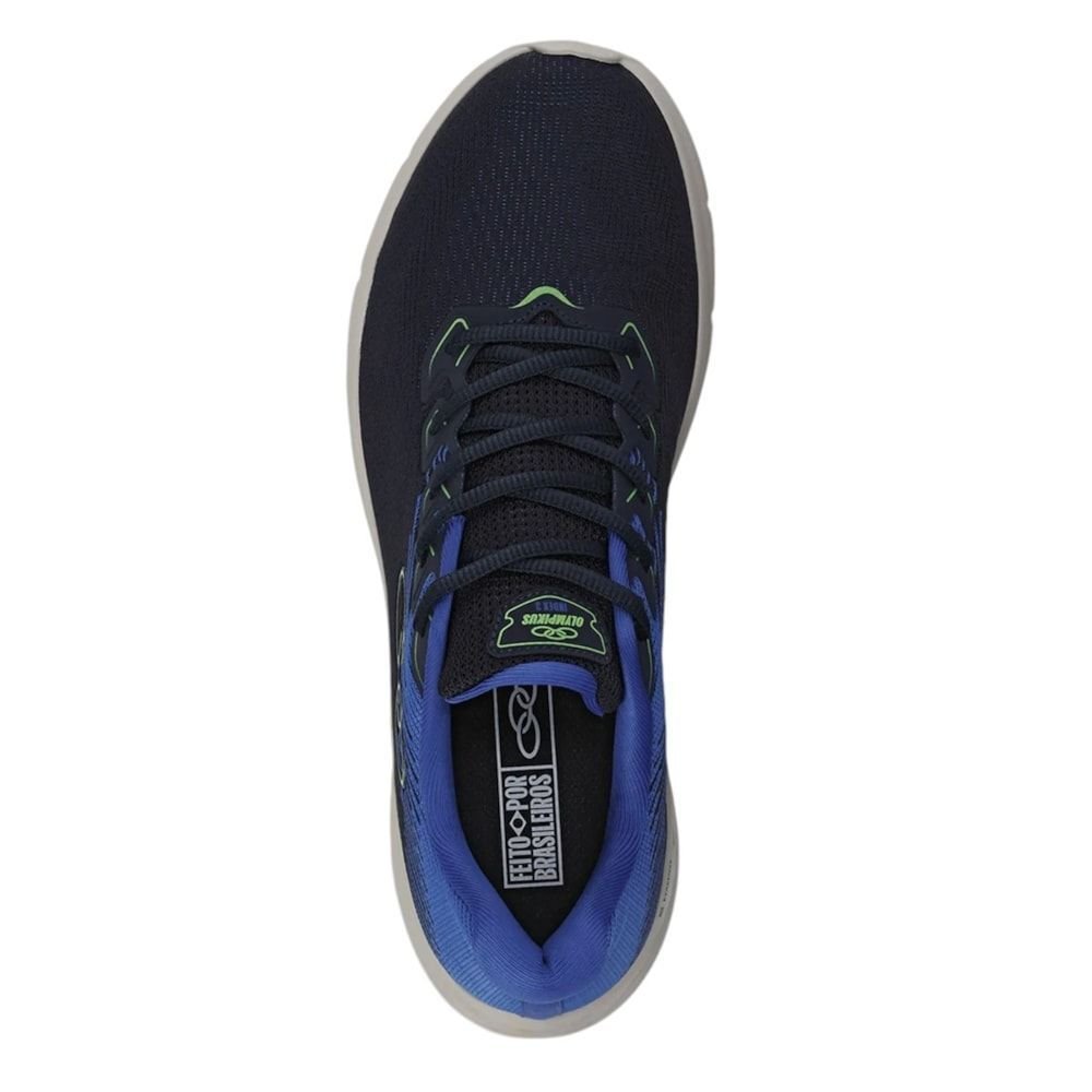 Tênis Olympikus Index 3 Unissex Preto/Azul 4