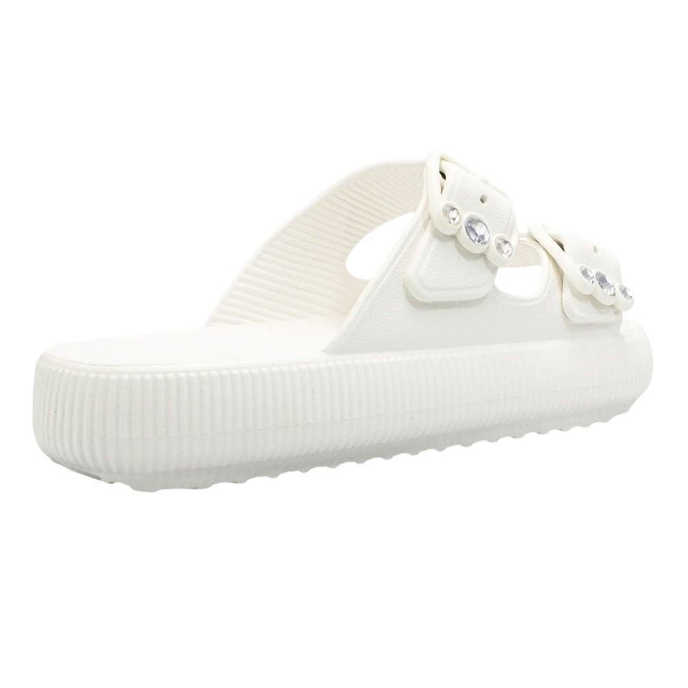 Chinelo Usaflex Plataforma Poofy Feminino Branco 3