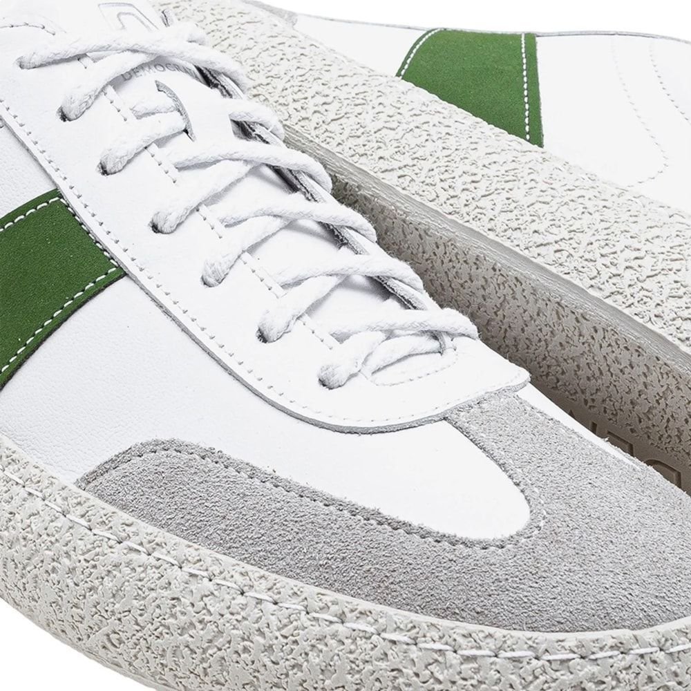 Sapatênis Democrata Denim Bora Masculino Branco/Verde 4