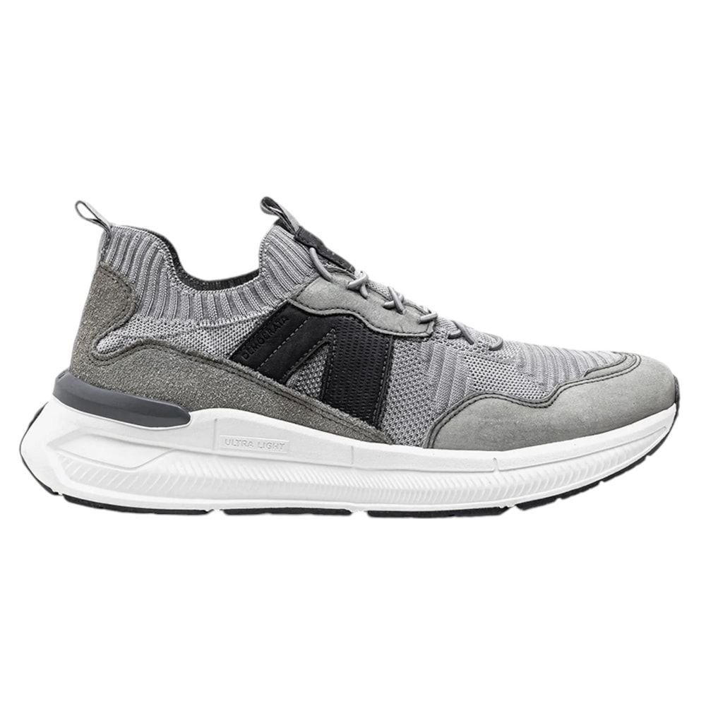 Tênis Democrata Denim Brad Ultra Light Masculino Cinza 1