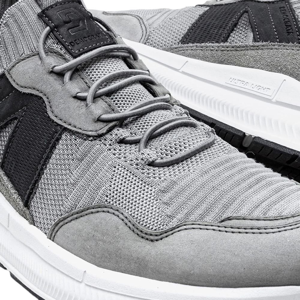 Tênis Democrata Denim Brad Ultra Light Masculino Cinza 4