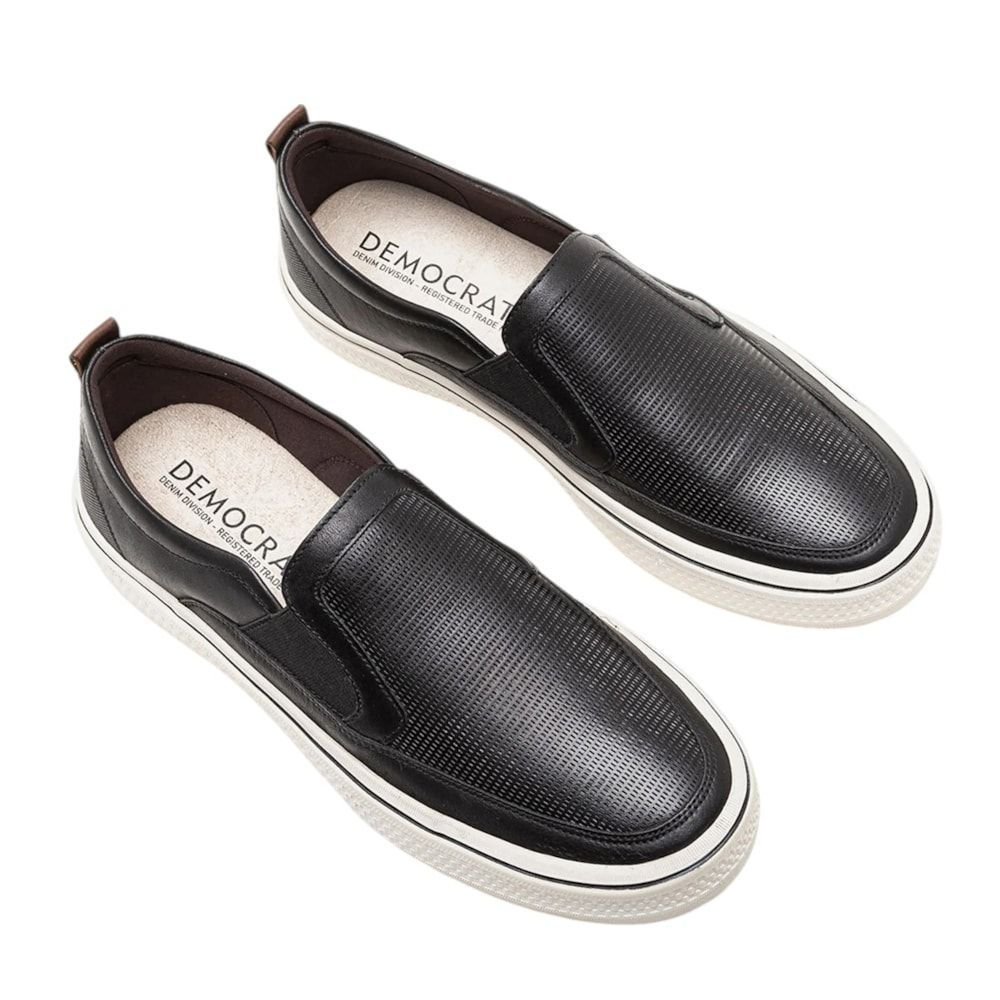 Sapatênis Democrata Denim Fender Masculino Preto 2