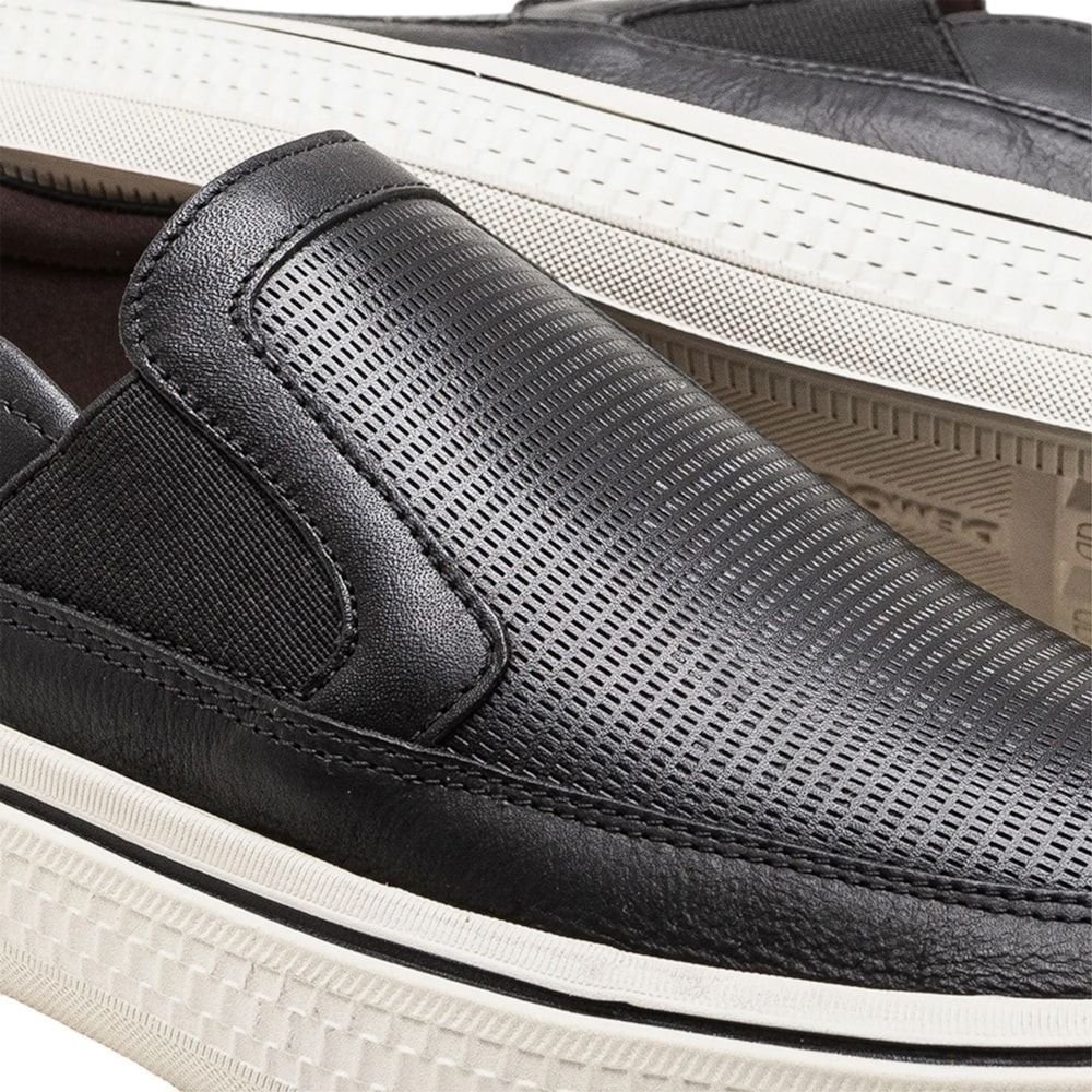 Sapatênis Democrata Denim Fender Masculino Preto 4