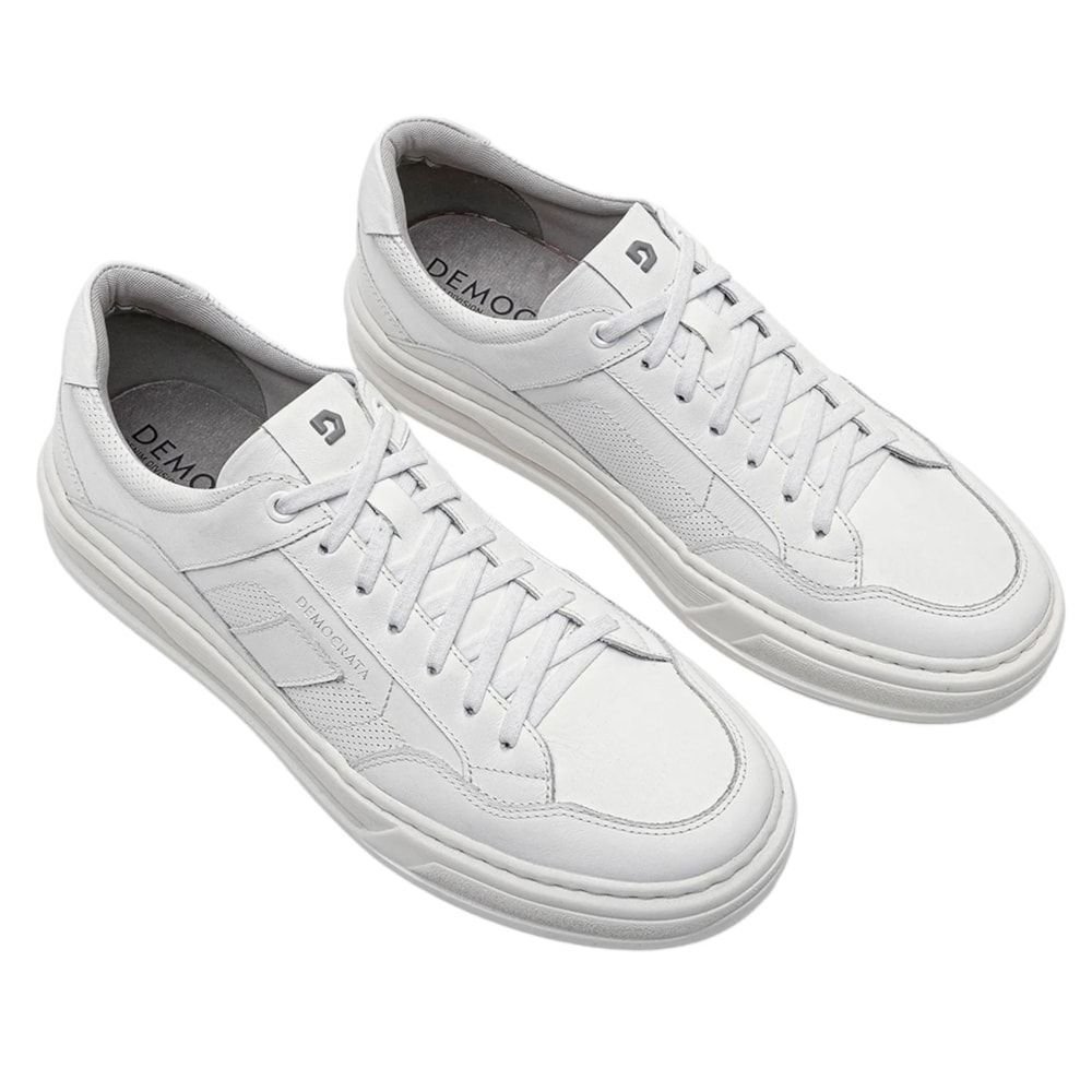 Sapatênis Democrata Denim Wide Masculino Branco 2