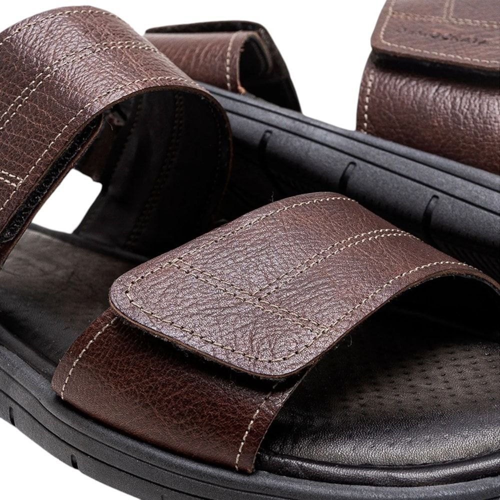 Sandália Democrata Easy Soul Masculino Marrom 4