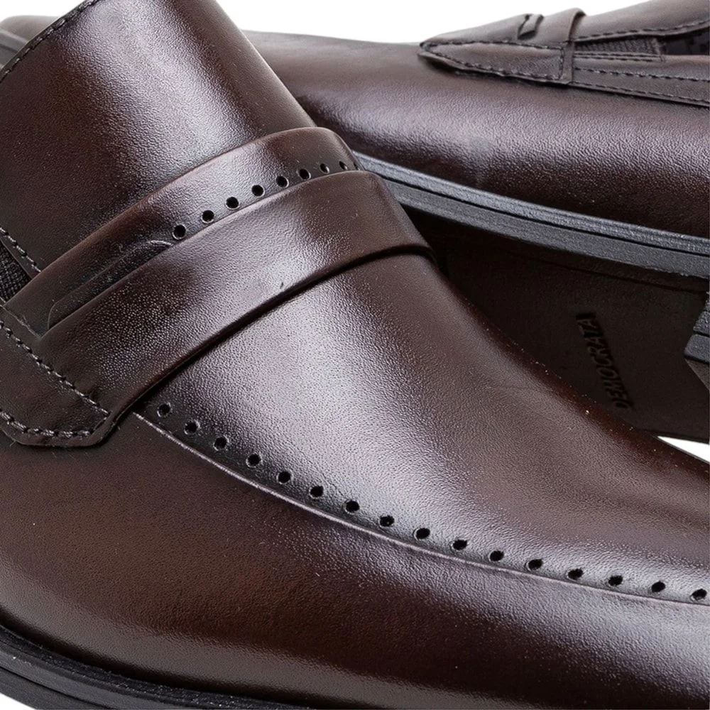 Sapato Democrata Metropolitan Vega Masculino Marrom 4