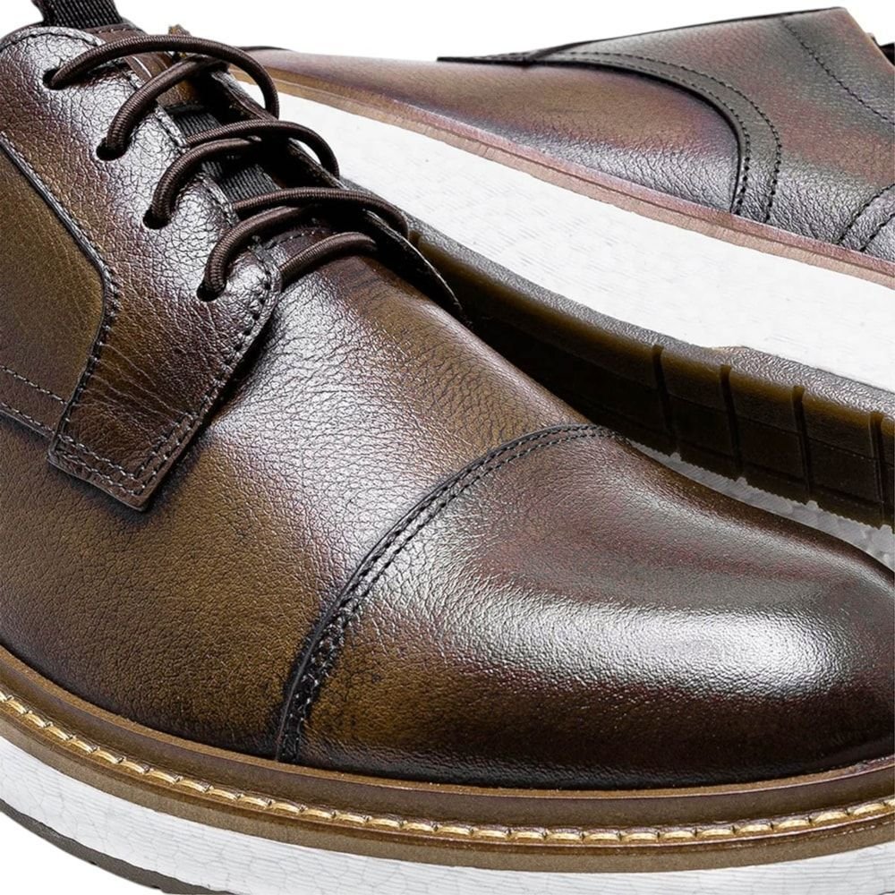 Sapato Democrata Metropolitan Clark Pulse Masculino Marrom 4