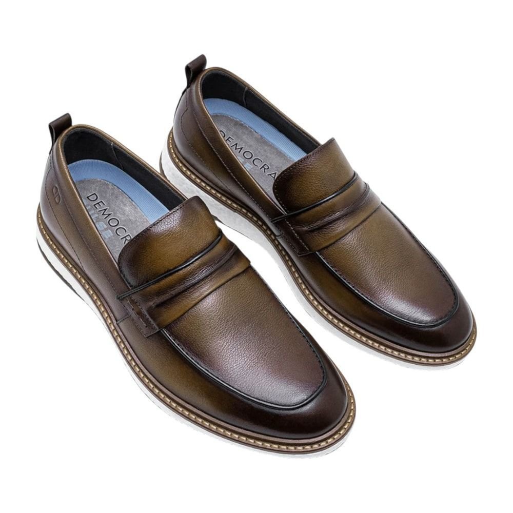 Sapato Democrata Metropolitan Clark Pulse Masculino Marrom 2