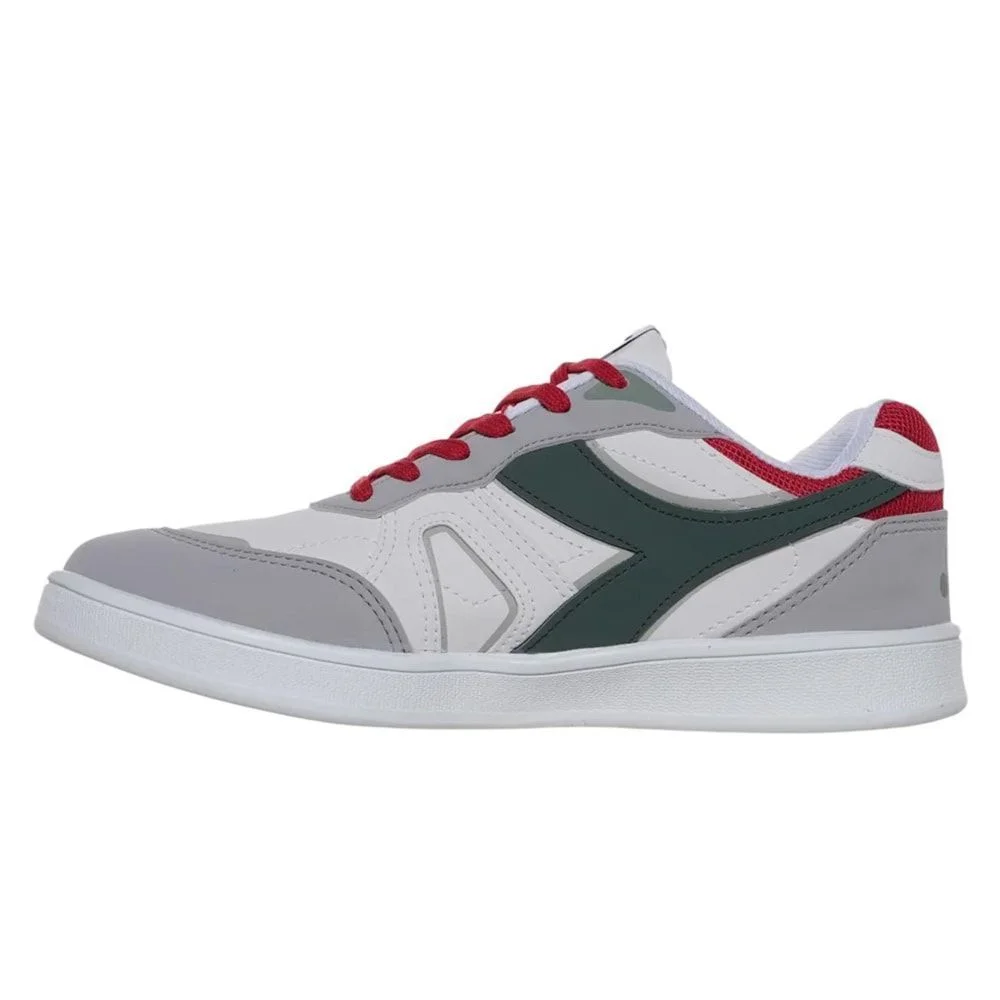 Tênis Diadora Retro Court Unissex Branco/Cinza 2