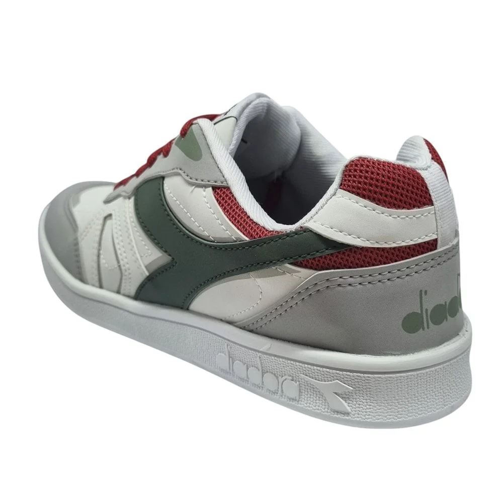 Tênis Diadora Retro Court Unissex Branco/Cinza 3