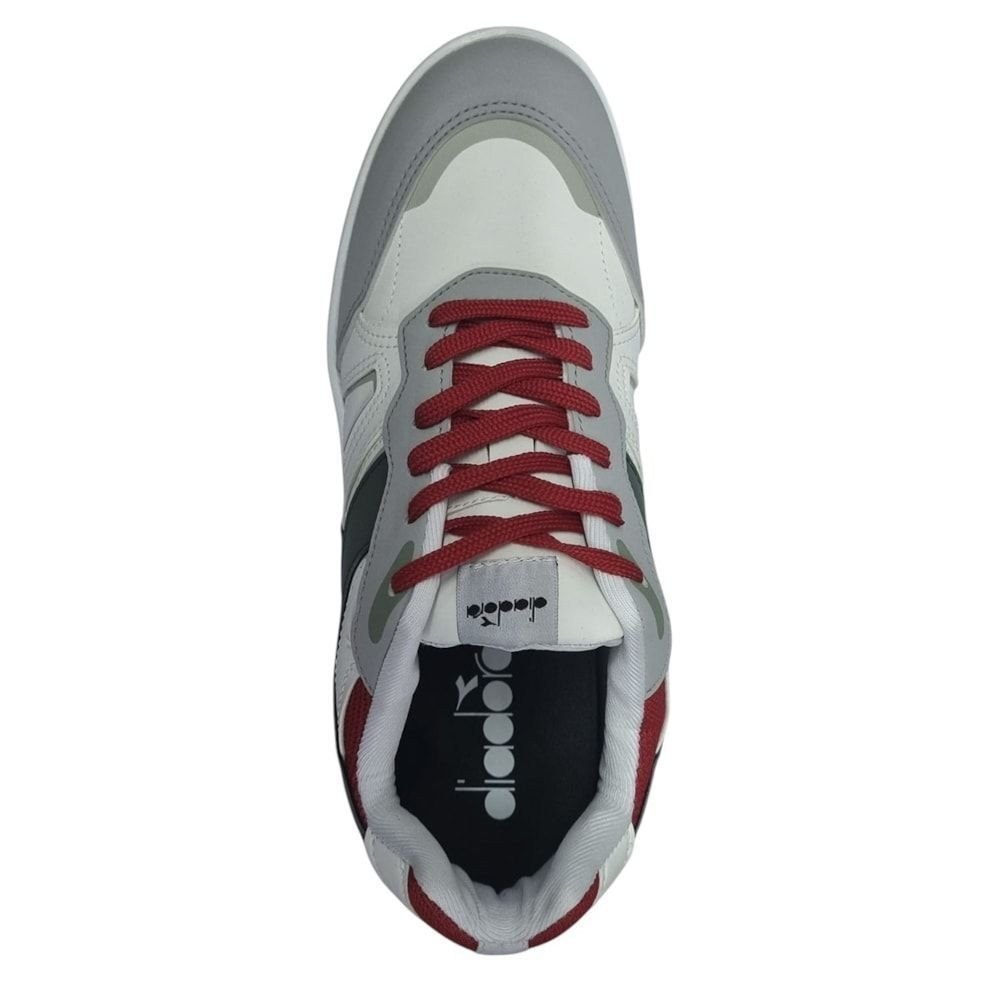 Tênis Diadora Retro Court Unissex Branco/Cinza 4