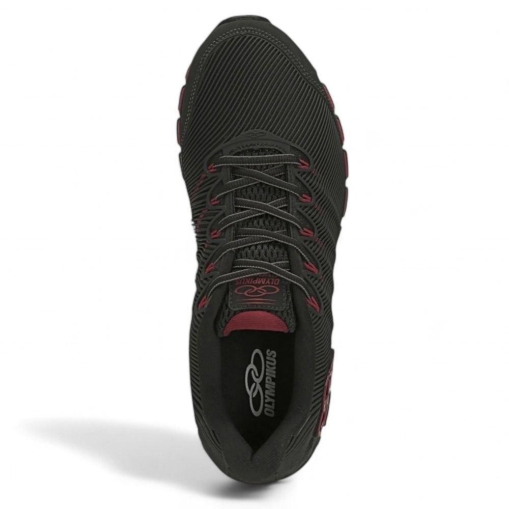 Tênis Olympikus Dynamic Unissex Preto/Vermelho 3