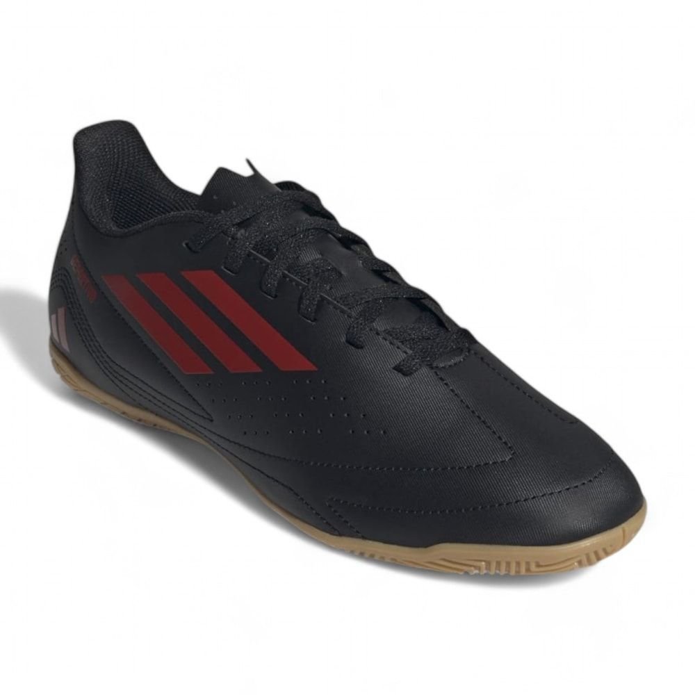 Chuteira Futsal Adidas Deportivo III Preto/Vermelho 1