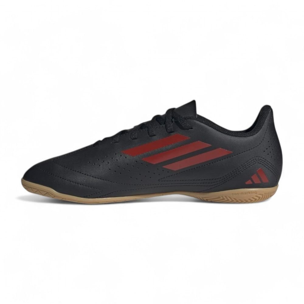 Chuteira Futsal Adidas Deportivo III Preto/Vermelho 2