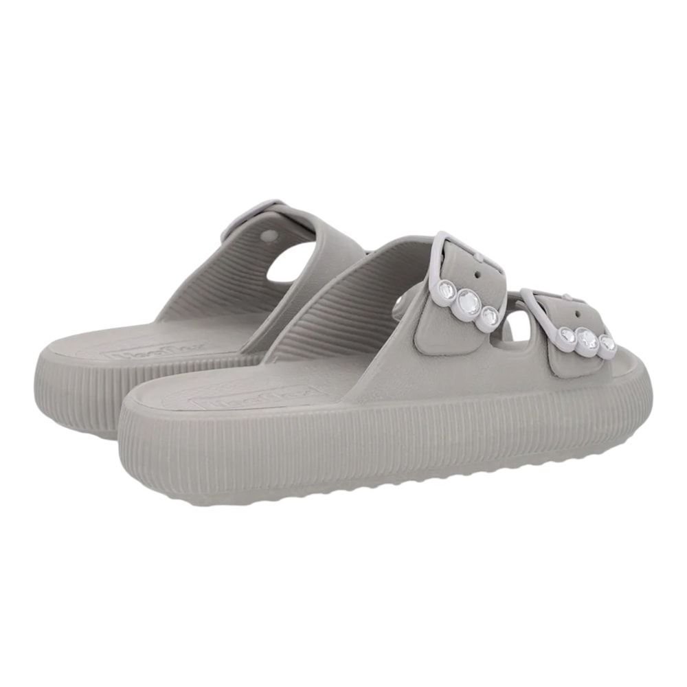 Chinelo Usaflex Plataforma Poofy Feminino Cinza 3