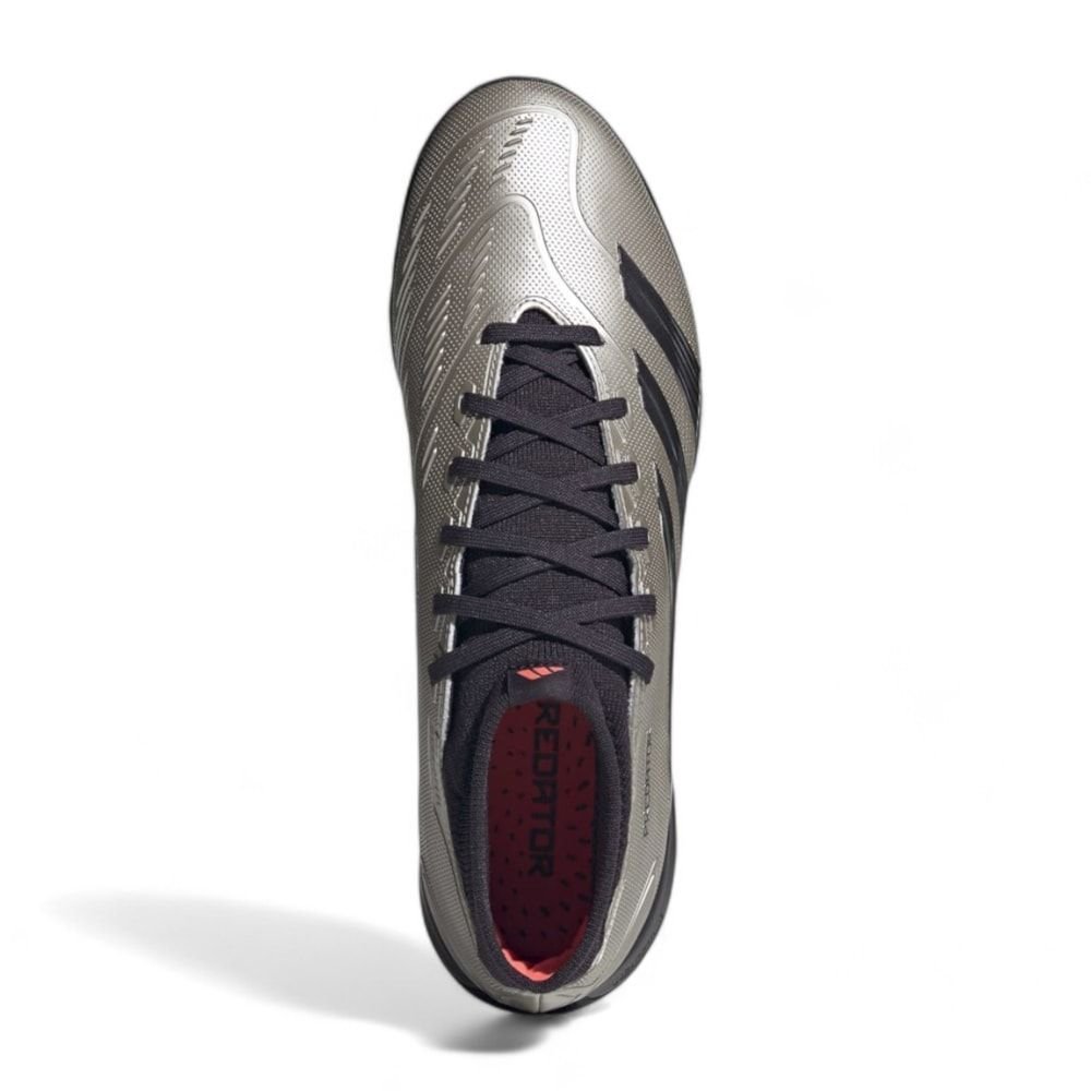 Chuteira Society Adidas Predator 24 League Prata 4