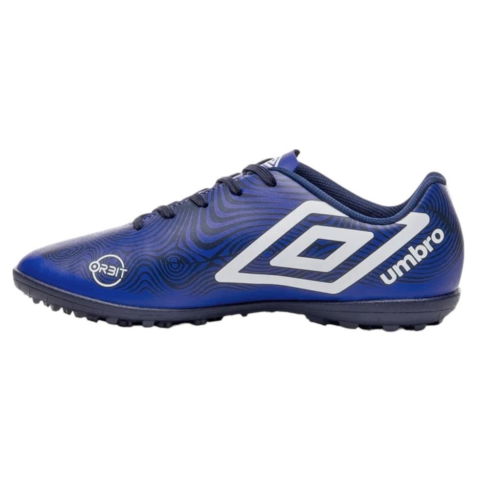 Chuteira Society Umbro Orbit JR Azul 2