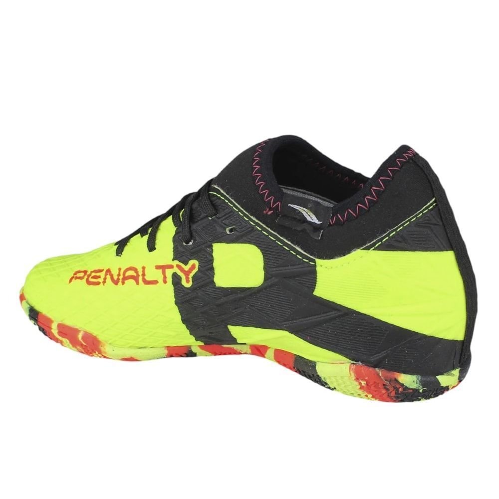 Chuteira Futsal Penalty Rx Locker Y-3 Kids Amarelo/Preto/Laranja 2