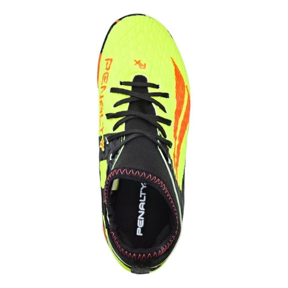 Chuteira Futsal Penalty Rx Locker Y-3 Kids Amarelo/Preto/Laranja 3