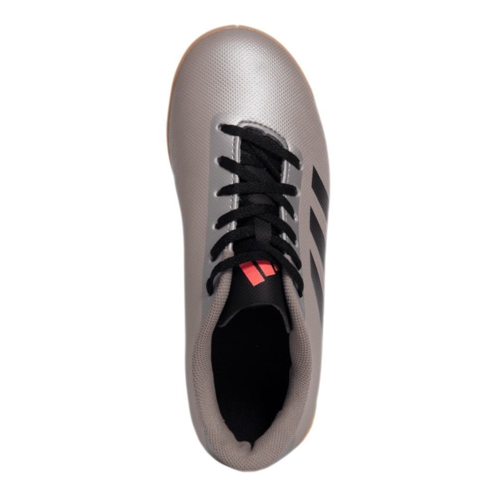 Chuteira Futsal Adidas Predator Artilheira 24 Infantil Prata 4