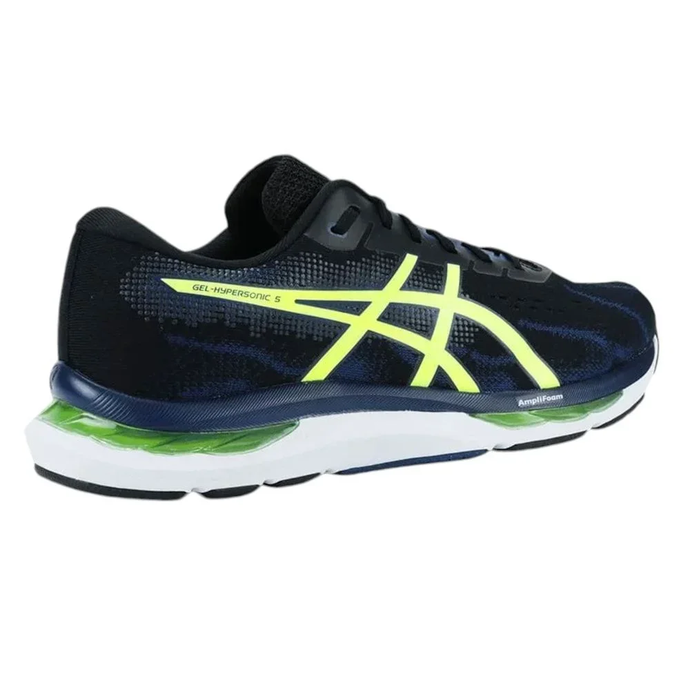 Tênis Asics Gel-Hypersonic 5 Masculino Preto/Azul/Amarelo 3