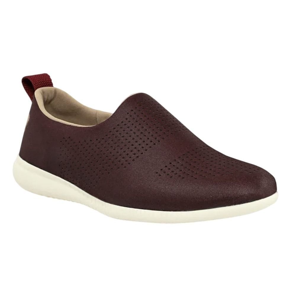 Tênis Usaflex Slip On Elastano Laser Feminino Marrom 1