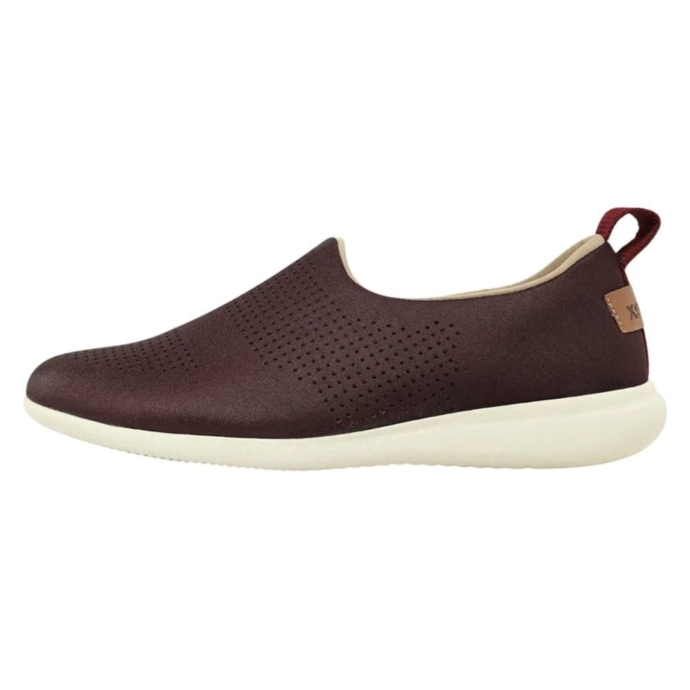 Tênis Usaflex Slip On Elastano Laser Feminino Marrom 2