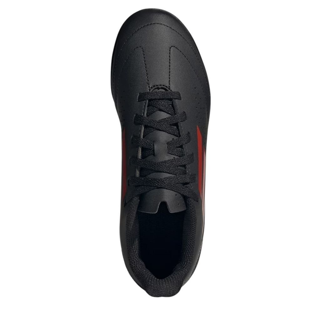 Chuteira Society Adidas Deportivo III Infantil Preto/Vermelho 4