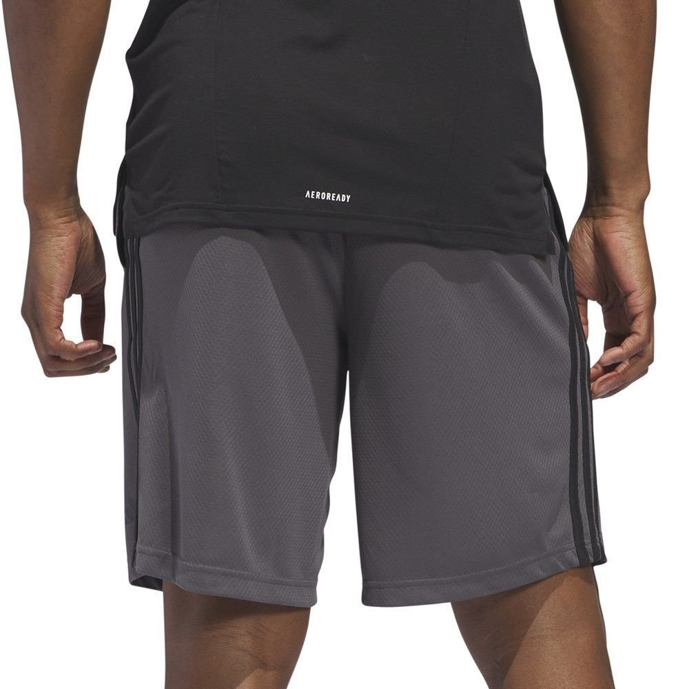 Short Adidas 3 Stripes Masculino Cinza 2