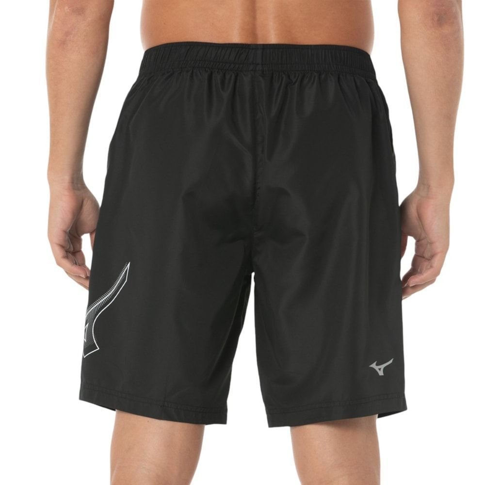 Bermuda Mizuno Run Bird Masculina Preto 2