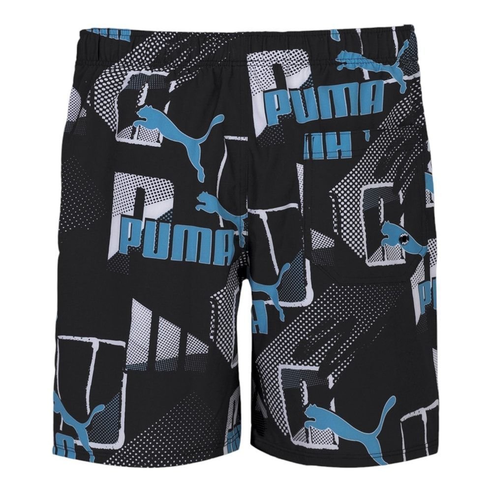 Short Puma Board Estampado Masculino Preto 2
