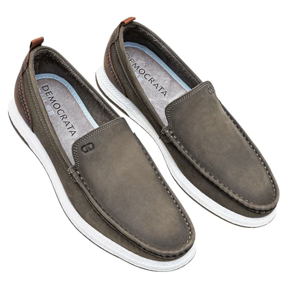 Mocassim Democrata Easy Flop Pulse Masculino Marrom 2